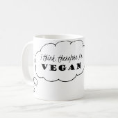 Mok Vegan, ik denk dus dat ik Vegan Mok ben (Voorkant links)