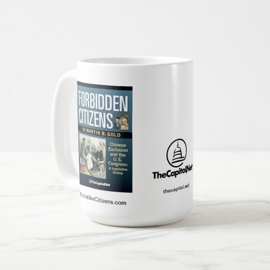 Mok verboden burgers (Voorkant links)