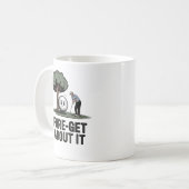 Mok 'Vergeet het Maar' – Grappig Golf Cadeau voor  (Voorkant links)