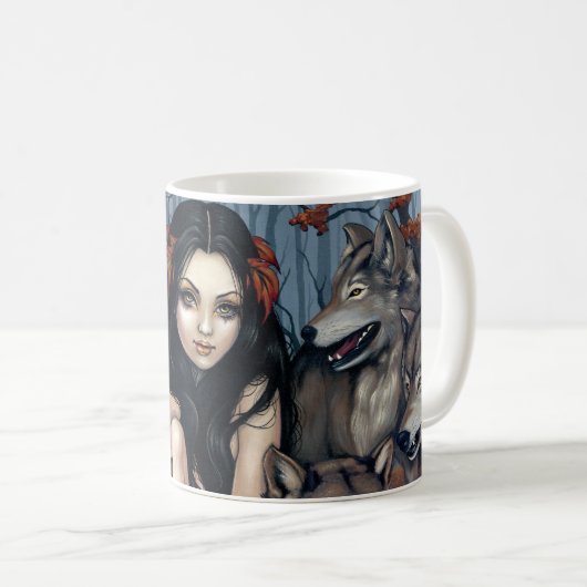 mok "Verhoogd door wolven" (Voorkant rechts)