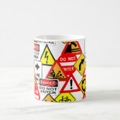 Mok verkeersborden - kies stijl en kleur (Center)