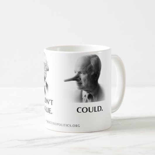 mok "Vertel een leugen" (Voorkant rechts)