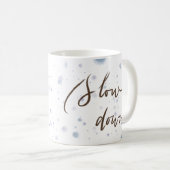 Mok vertragen | Blue Splash & Meisje (Voorkant rechts)