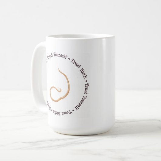 mok 'Vertrouwen' (Voorkant links)