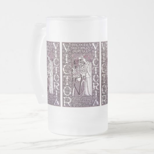 Mok: Victor, Victoria Bicycles Matglas Bierpul (Voorkant links)