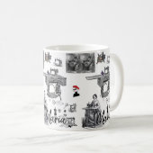 Mok Victoriaans naaimachine (Voorkant rechts)