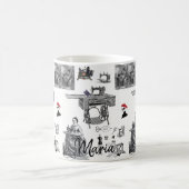 Mok Victoriaans naaimachine (Center)