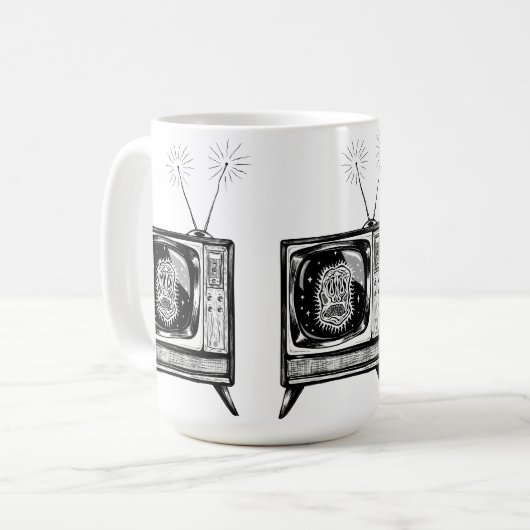 Mok videodrome (Voorkant links)