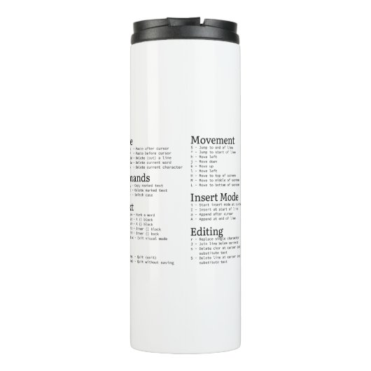 MOK VIM Cheat Sheet (Achterkant)