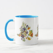 Mok Vintage Bloemboeket Hoefijzer (Links)