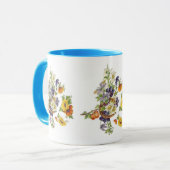 Mok Vintage Bloemboeket Hoefijzer (Voorkant links)