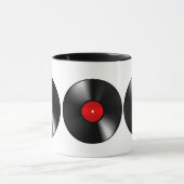  Mok vinylrecord koffie (Midden)