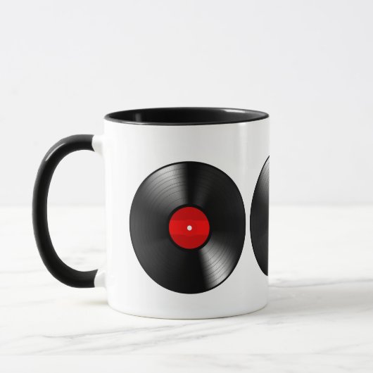  Mok vinylrecord koffie (Links)