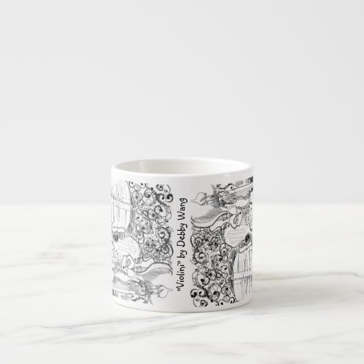 Mok Violini Espresso door Debby Wang (Voorkant)