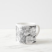 Mok Violini Espresso door Debby Wang (Voorkant rechts)