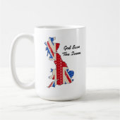 Mok Vlag God redder de koningin (Links)