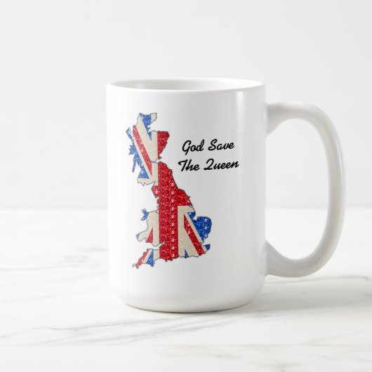 Mok Vlag God redder de koningin (Rechts)