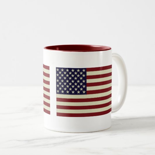 Mok  vlag met titel (Voorkant rechts)