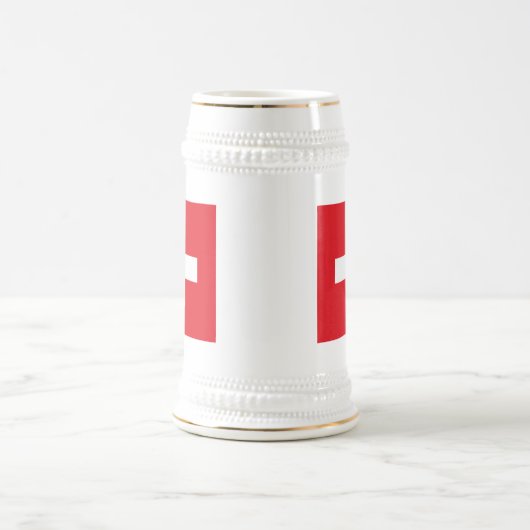 Mok vlag Zwitserland (Center)