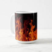 Mok/vlammen Koffiemok (Voorkant links)