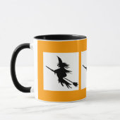 Mok vliegende heks Shadow Halloween (Links)