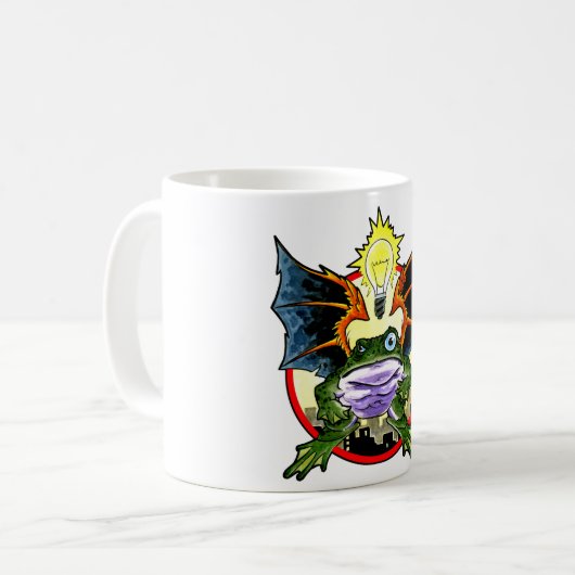 Mok vliegende kikker (Voorkant links)