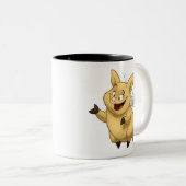 Mok vliegende varkens (Voorkant rechts)