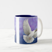 Mok vliegende vredesduif (Voorkant rechts)