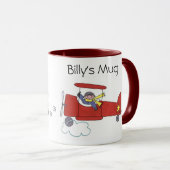 Mok vliegtuigpiloot (Voorkant rechts)