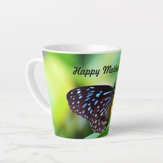 Mok vlinder Moederdag latte (Linkerhoek)