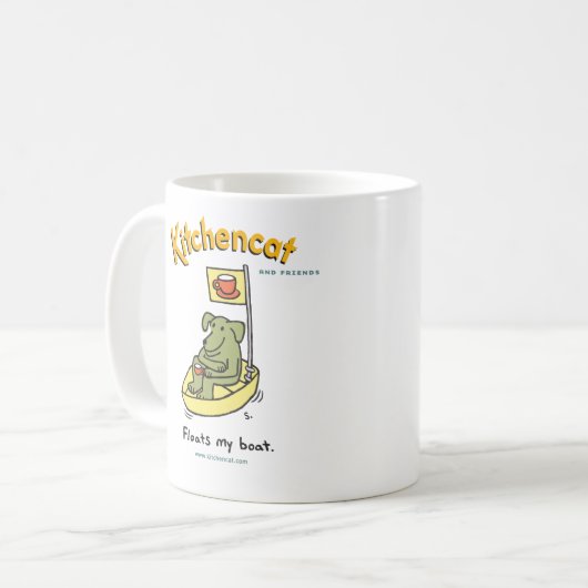 mok "Vloeit mijn boot" (Voorkant links)