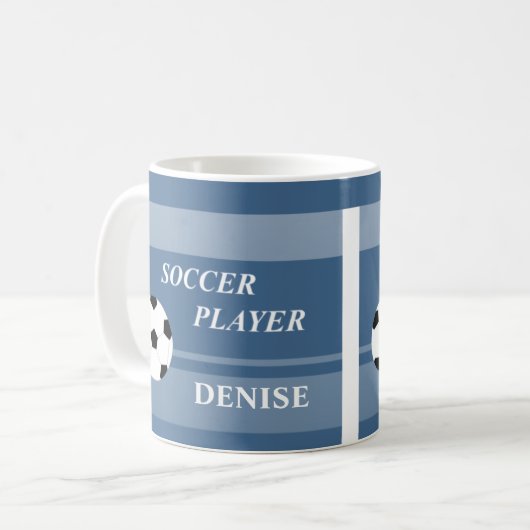 Mok voetbal (Voorkant links)