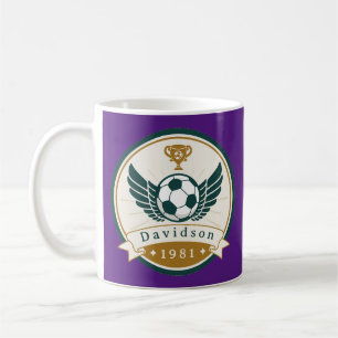 Mok - Voetbal Football - Gepersonaliseerd - Naam t