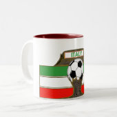 Mok voetbalkoffie in Italië (Voorkant links)