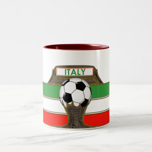 Mok voetbalkoffie in Italië (Center)