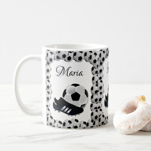 Mok voetballen (Met donut)