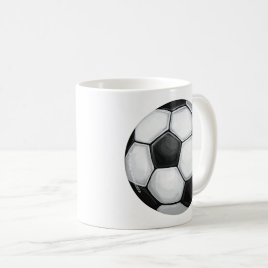 Mok voetballen (Voorkant rechts)