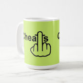 Mok Vogelfluitje op kop (Voorkant links)