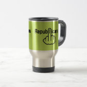 Mok vogels die republikeinen uitstrooien (Voorkant rechts)
