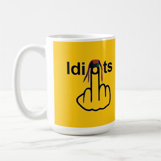 Mok vogelvullende dioten omdraaien (Links)