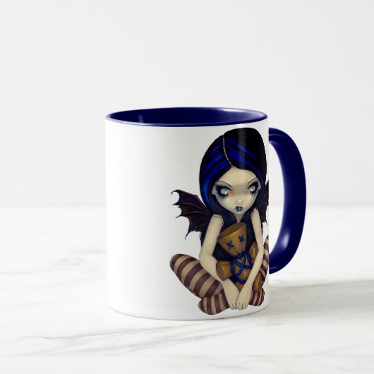 mok "Voodoo in Blue" (Voorkant rechts)