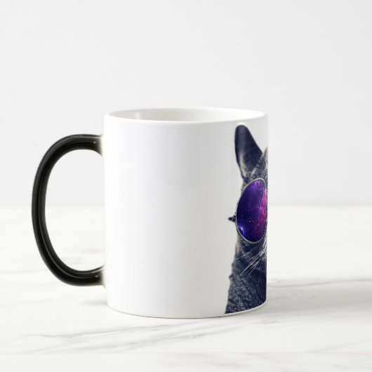 Mok voor 11 oz morphing in zwart-wit (Links)