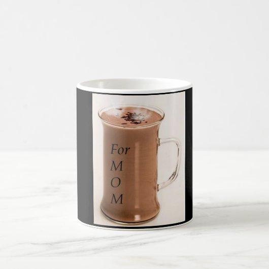 Mok voor 11 oz morphing in zwart-wit (Center)