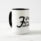 Mok voor 50 fijnstof en Fabulous Coffee (Voorkant links)