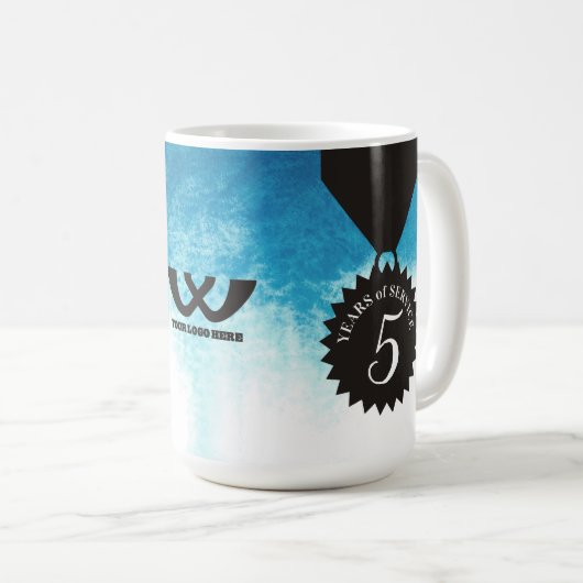 Mok voor 5-jaars mijlpaaltoekenning werknemers (Voorkant rechts)