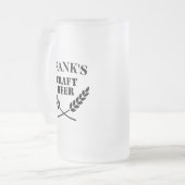 Mok voor aangepast bier voor thuisbrouwerij voor b (Voorkant links)