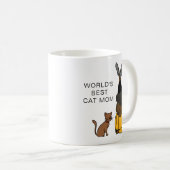 Mok voor aangepaste kattenkoffie (Voorkant rechts)
