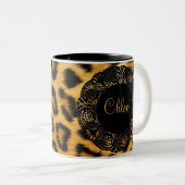 Mok voor afdrukken van luipaard (Voorkant rechts)