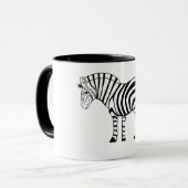 Mok voor afspeelbare Zebra (Voorkant links)