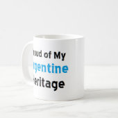 mok voor argentinië - erfgoed koffie (Voorkant links)